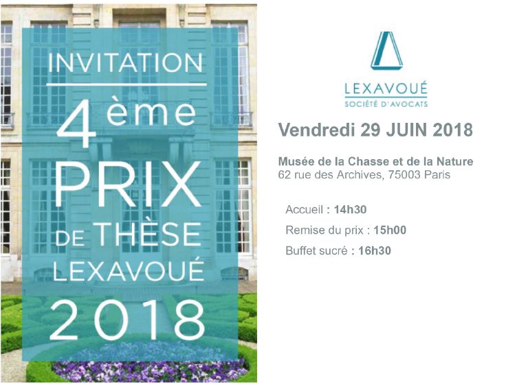 Prix de thèse 2018